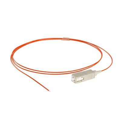 China PVC con varios modos de funcionamiento OM1 de la coleta de la fibra del SC de la coleta de la fibra óptica en venta