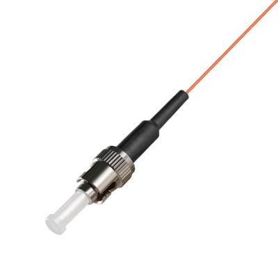 China Fiber Optic Pigtail Multimode OM1 A1b ST Adaptor for sale