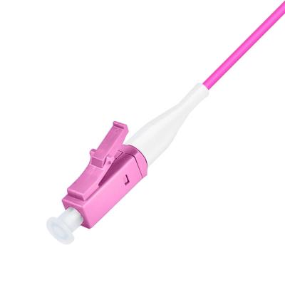 China Pigtail Multimode OM4 Fiber Optic Pigtail LC Simplex/Duplex for sale