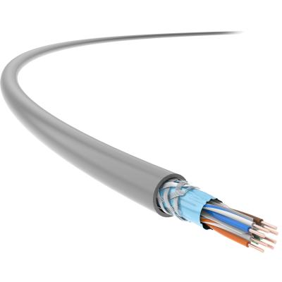 China SFTP Cat 5e Cable Cat5e Network Cable 24AWG Bare Copper Indoor PVC Jacket for sale