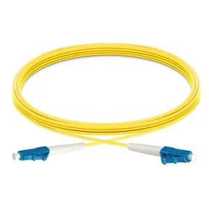 China RoHS Single Mode Fiber Jumpers LC-LC Fiber Optic Patch Cord for sale
