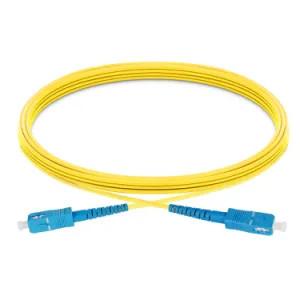 China SC 2.0m m del SC del cordón de remiendo de la fibra óptica del solo modo en venta