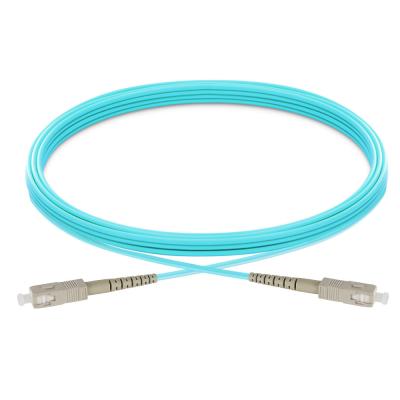 China Simplex multi/duplex del cordón de remiendo de la fibra óptica del modo OM3 SC-SC en venta