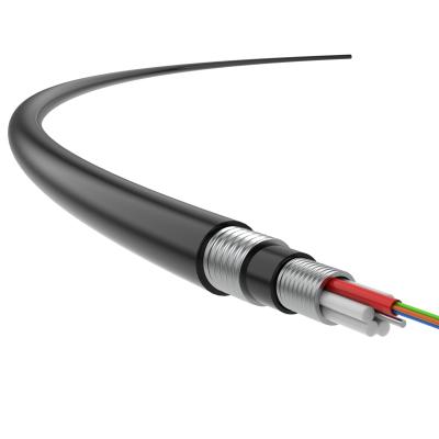 China Cable flojo trenzado cable de fribra óptica acorazado pesado de la fibra del tubo en venta