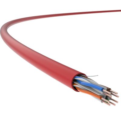 China Rodent Resistant Network Cable UTP CAT6 24AWG 0.53mm BC LSZH Jacket for sale