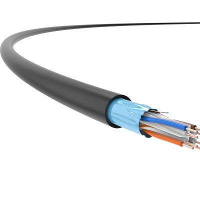 China Chaqueta desnuda táctica del cobre TPU de Oudoor 23AWG del cable del cable Cat6 de la red en venta