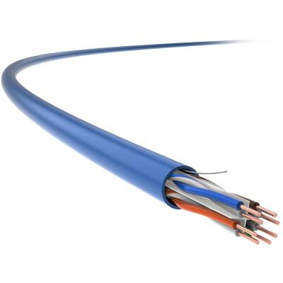 China UTP CAT5e LAN Cable Network Cable 24AWG Bare Copper PVC Jacket for sale
