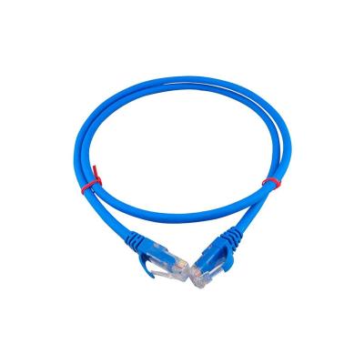 China Blue Color UTP CAT6A Patch Cord With Pull Rod for sale