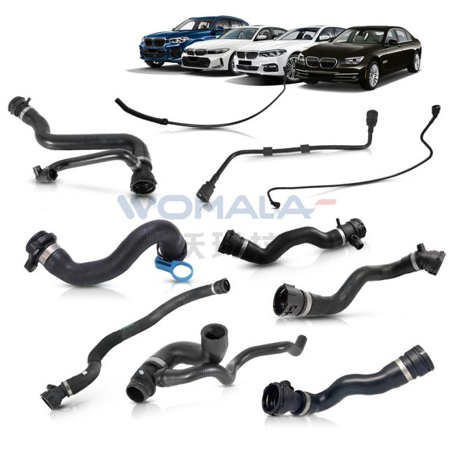 BMW cooling system hoses and pipes