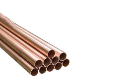 China Oxygen Free Round Copper Pipe UNS C10200 Good Heat Conductibility for sale