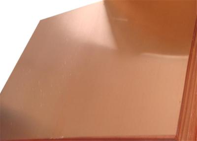 China C12000 C12200 Oxygen Free Copper Plate , Phosphorous Deoxidized Red Copper Sheet for sale