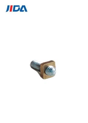 China HPb59 Copper Nut Plum Groove Hex Adjustment Screws Bolt M3 10mm for sale