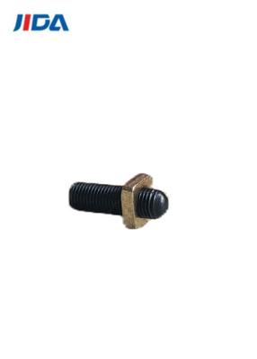 China ROHS M3x10 Round Head Hex Adjustment Screws With H62 Stamping Copper Nut Combination for sale