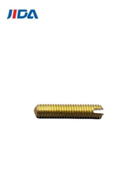 China Slotted Double Round Head Cap Copper Hex Socket Set Screws M3x14mm For Electrical Products for sale