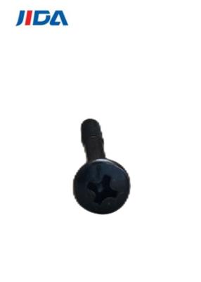 China El tornillo 36m m negro Pan Head Phillips Cross Recessed del cinc de M4 X atornilla el medio hilo en venta