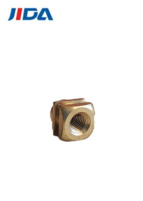 China Hpb54-1 9mm M5 Thumb Nut Square Mounting Brass Knurled Nut Customized for sale