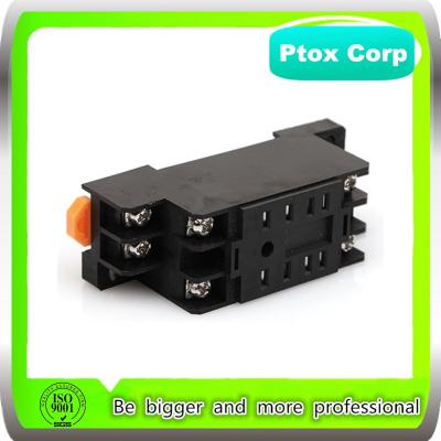 China Original OMRON Style PYF08A 8 Pins Din Rail Mount Relay Base for MY2N/HH52P Power Relay for sale