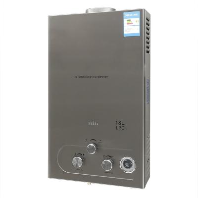 China 24KW Shower Room Gas Water Heater NG LPG Harmonica Burner Sliver for sale