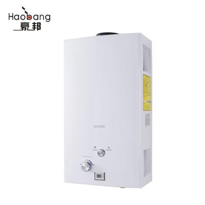 China 10L 2.64GPM Gas Water Heater System 2 Knob Solar Water Heating for sale
