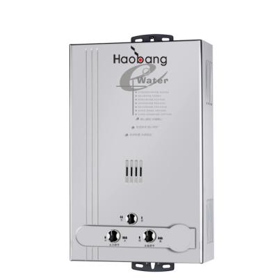 China Stainless Steel Panel LPG NG Type 10L 2.64GPM Gas Water Heater for sale