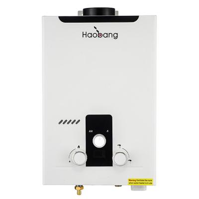 China 6L DC 3V LPG NG Gas Water Heater Bathroom Instant Heating Tankless for sale