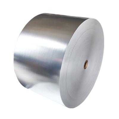China 75GSM Metallized Paper Label Printing Silver Foil Paper Roll for sale