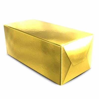 China Food Packaging Metallized Paper Golden Silver Aluminized Paper 85GSM for sale