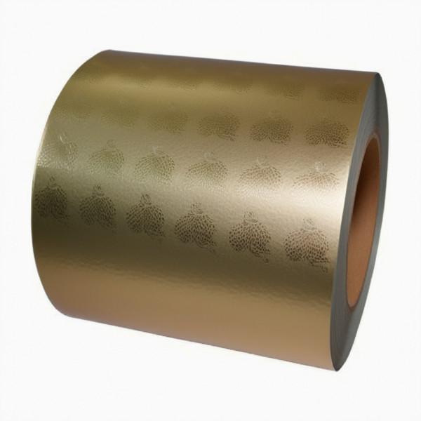 Quality Golden Embossing Metalized Paper Cigarette Innerliners For Tobacco for sale