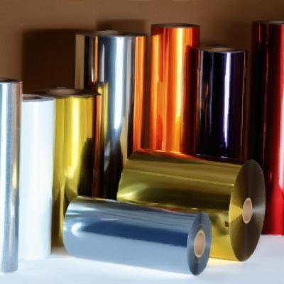 Китай Ультрафиолетовая инфракрасная рефлекторная металлизированная пленка от 400м до 24000м Алюминиевая PET пленка продается
