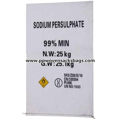 China Professional Anti-corrosion PP Woven Bags Sacks for Packing Sodium Persulfate for sale