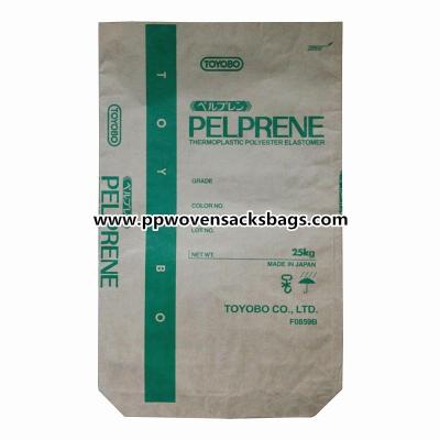 China Three Plies Kraft Paper Multiwall Paper Bags for sale