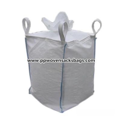 China OEM Tubular Big FIBC Bulk Bags / White Woven Polypropylene Jumbo Bags Wholesale for sale