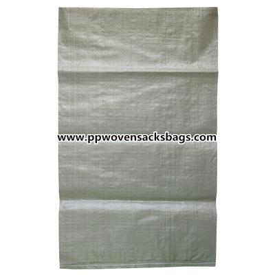 China Custom PP Woven Packaging Sand Sacks / Beige Woven Polypropylene Bags for sale