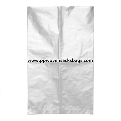 China Waterproof Industrial Aluminum Foil Pouches / Silver Aluminum Foil Packaging Bags with Zipper for sale