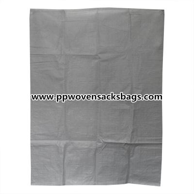 China 50kg Recycled PP Woven Sand Bags / Plain Woven Sacks for Sand for sale