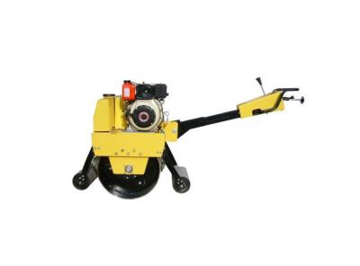 China 6.5L Fuel Tank Road Construction Roller , CE Single Drum Road Roller for sale
