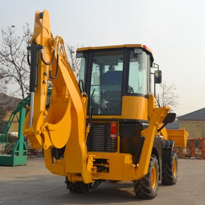 China WZ30-25 Four Wheel 7.5t Backhoe Loader Machine With CUMMINS Engine for sale
