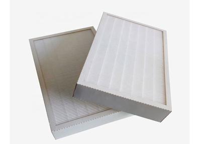 China OEM ODM Paper Frame Pleated Panel Filter 0.5Kg H13 HEPA Filter Replacement for sale