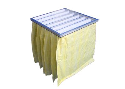 China 6 Pockets Air Handling Unit Filter 5 Micron Filter For AHU for sale