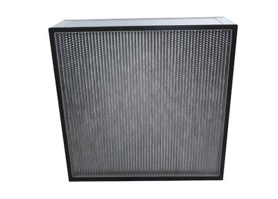 China Fiberglass Deep Pleat Air Filter Replacement HEPA Panel Filter For Clean Room for sale