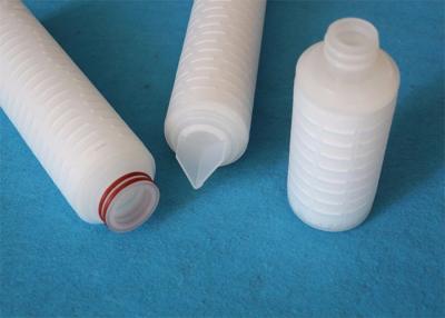 China 0.2 Micron Membrane Pleated Depth Filter 1um 3um 5um For RO Water System for sale