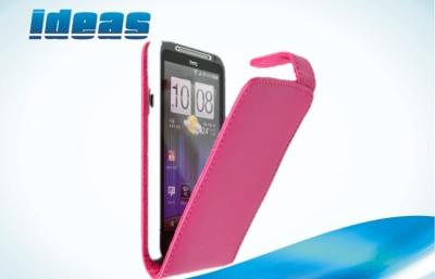 Китай Поднял случай телефона кожи сальто HTC, случай кожи мобильного телефона HTC EVO 3D G17 продается