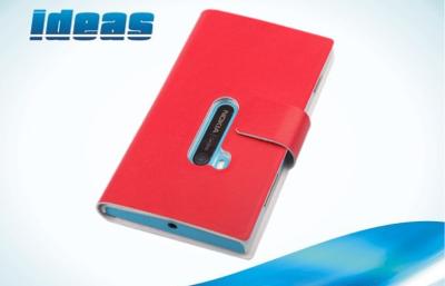China Carteira feita sob encomenda da caixa do couro do telefone móvel de Nokia da aleta do livro para Nokia Lumia 820 à venda