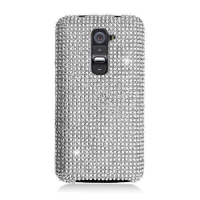 China Crystal Bling Hard Protector LG Smart Phone Covers For LG G2 4G LTE for sale