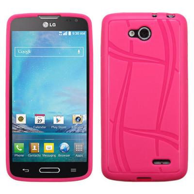 China Rubber Silicone Soft Gel Skin LG Cell Phone Covers , LG Optimus L90 Case for sale