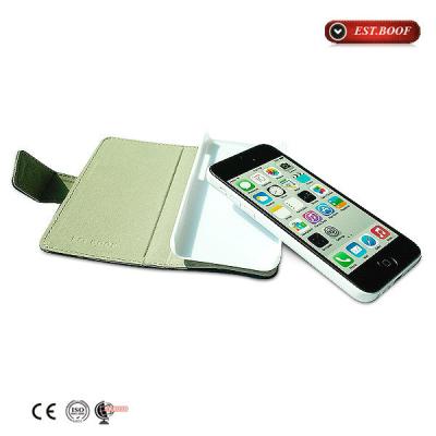 China premium metel buckle leather cell phone covers green for Sony Xperia C1904 / C1905 for sale