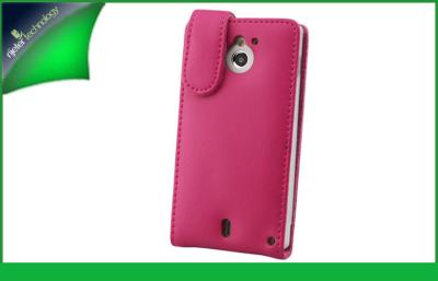 China Ultra Slim Smart Mobile Phone Vertical Leather Cases , Sony Xperia Sola MT27i Case for sale