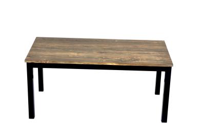 China Modern Wood And Metal Coffee Table Rectangle Home Furniture for sale