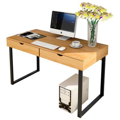 China Nordic Wooden Ergonomic Office Computer Desk Student Hostel Study Table for sale