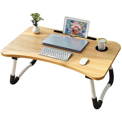 China Multifunctional MDF Wooden Foldable Study Table For Bed Tray Home for sale